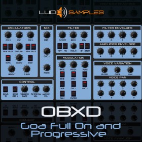 Obxd Goa Full On and Progressive - FL Studio Projekte + MIDI-Samples