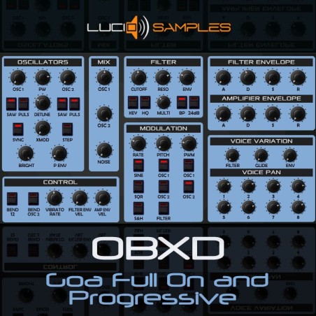 Obxd Goa Full On i Progressive - Projekty FL Studio + Sample Midi
