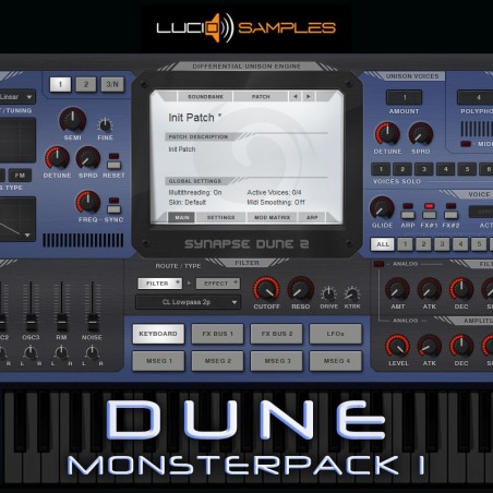Dune Monsterpack 1 - Über 250 Presets für Dune Synth