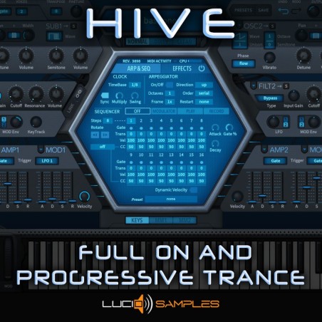HIVE Full On and Progressive Trance - Sound Bank do Hive synth