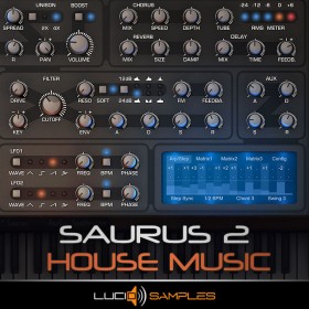 Saurus 2 House Music - Pobierz bank presetów do Saurus 2 Synth