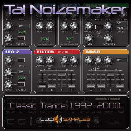 TAL Noisemaker Classic Trance 1992-2000 - Download la banque de sons