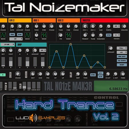 TAL Noisemaker Hard Trance Vol. 2 - Synth-voorinstellingen voor Noisemaker