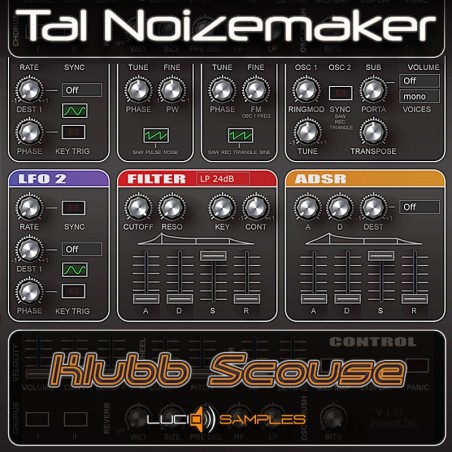 TAL Noisemaker Klubb Scouse - Набор синтезаторных звуков Noisemaker