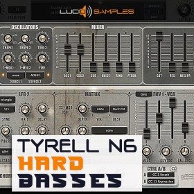 Tyrell N6 Hard Basses - Préréglages de synthé pour Tyrell