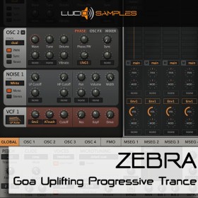Zebra 2 Goa Uplifting Progressive Trance - Preset Paket herunterladen