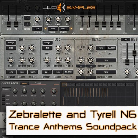 أغاني Zebralette و Tyrell N6 Trance - مجموعة أصوات Trance المثيرة