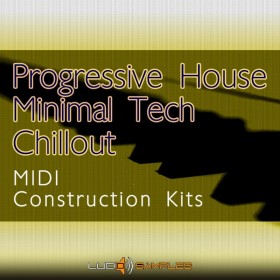 Progressive House Minimal Tech Chillout Midi - Pack de 23 kits MIDI
