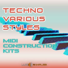 Techno Various Styles Midi Construction Kits - Pack de 209 Midis