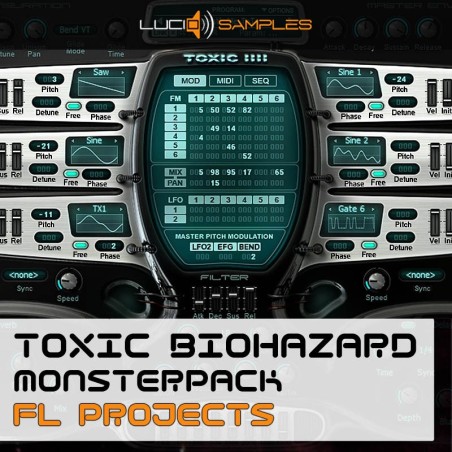 Toxic Biohazard Monsterpack FL Projects - 13 FL Studio Vorlagen
