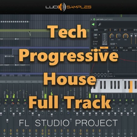 FL Studio용 Tech Progressive House DAW 프로젝트
