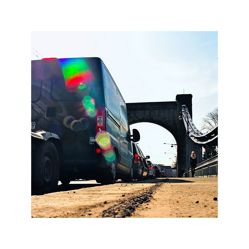 Traffic Jam on the Bridge Sound Effect, Stereo and Surround Formats