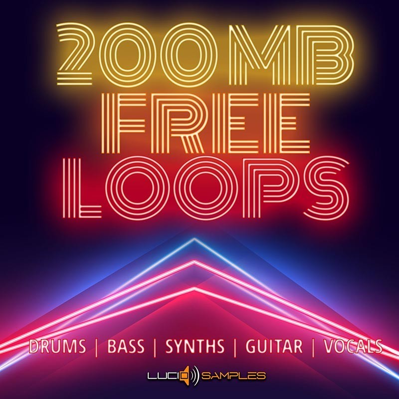 200 MB Free Loops Pack, Download Drum, Bass, Synth, Gitarre, Vocal Loops