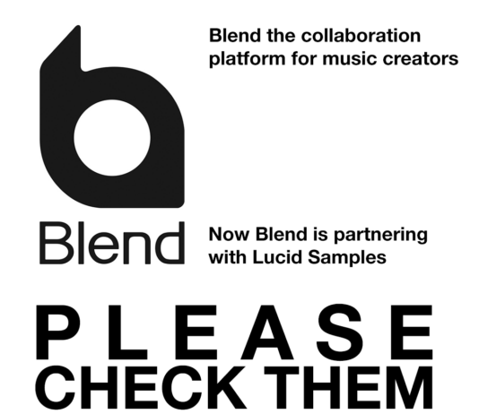 Blend.io partners with Lucid Samples, New Quality is born. lucidsamples.com