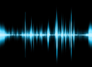 Sound effects wave visualisation image