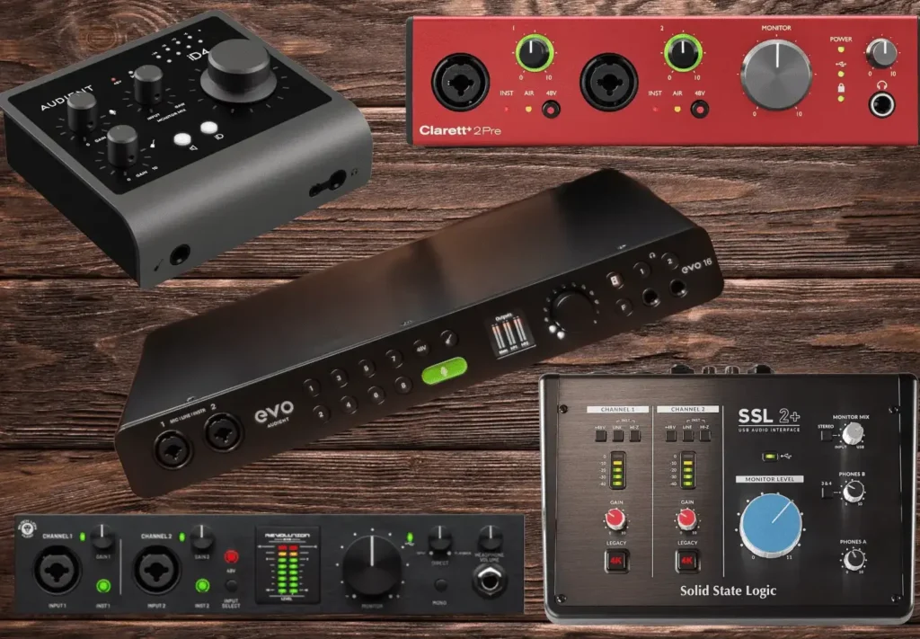 Best Audio Interfaces for Edm production