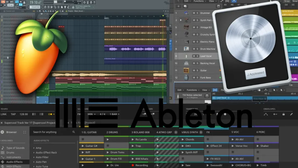 FL Studio vs Ableton Logic Pro for edm production